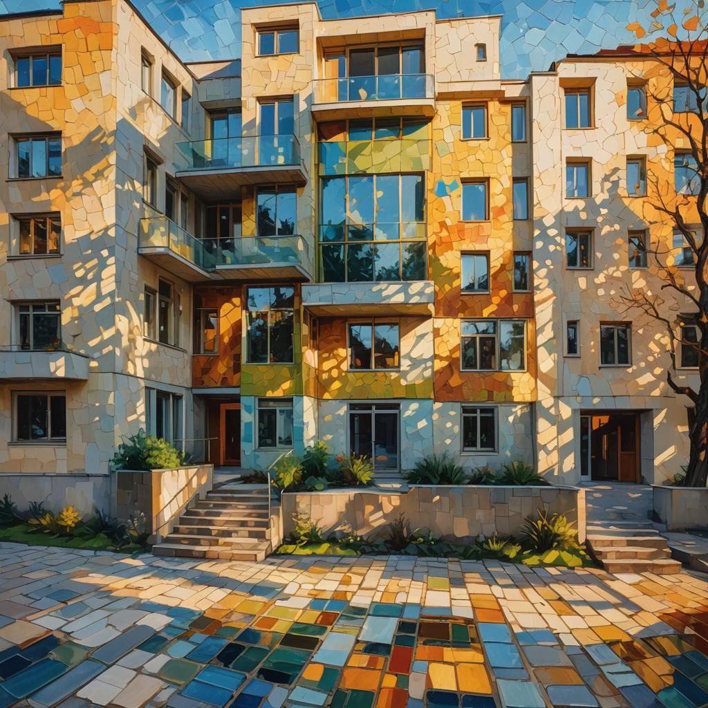 Modern Prague Villa in Neo-Impressionist Style
