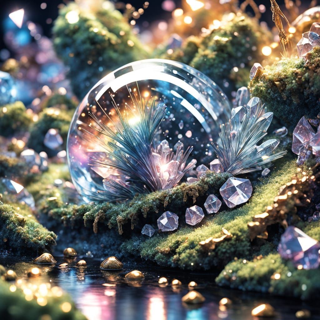 Crystal Worm in Iridescent Glory