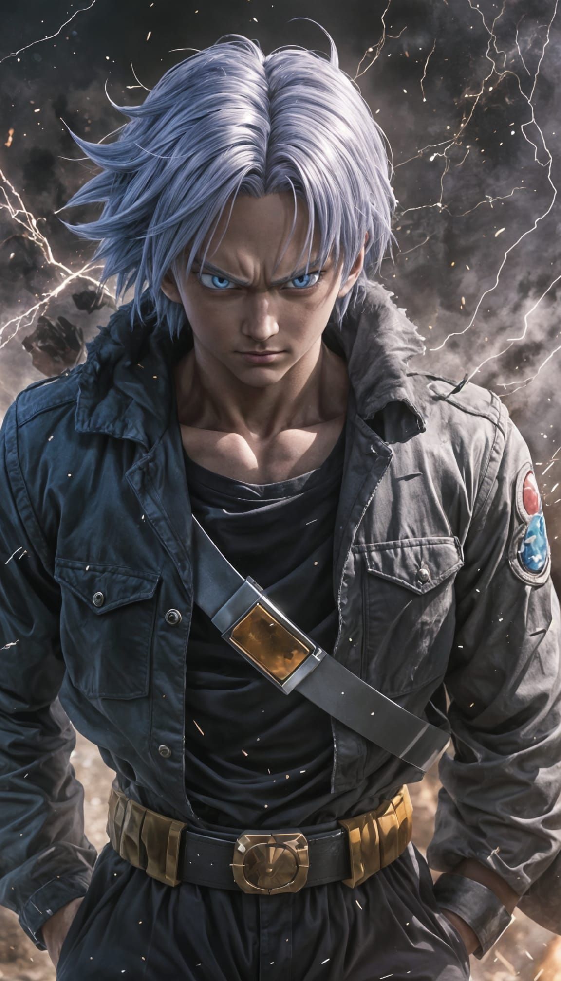 Dragon Ball Z Future Trunks as Super Saiyan
