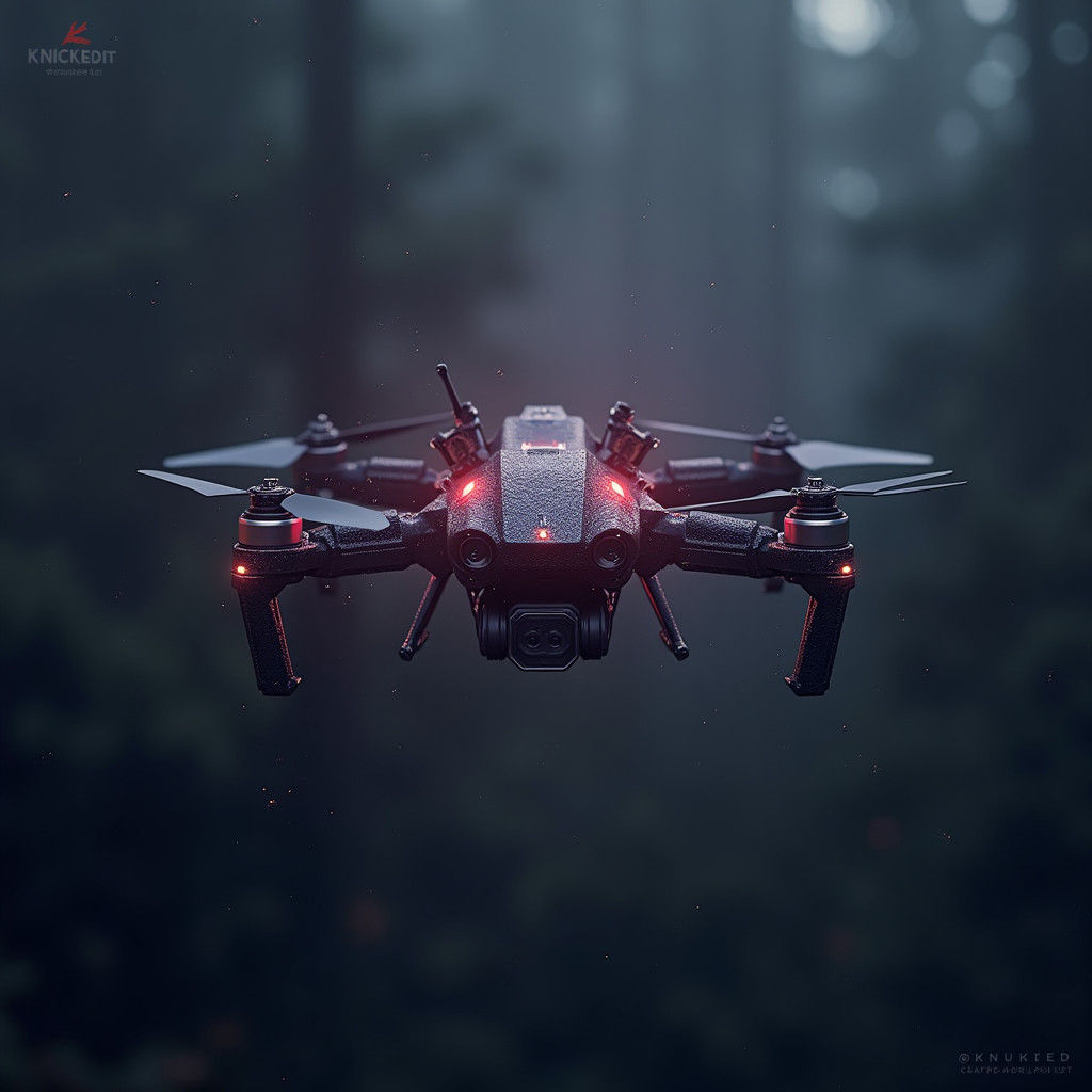 Drone Pilot Logo in Hyperrealistic Style