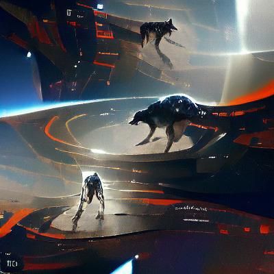 Abstract AI Image Generated From Empty Prompt