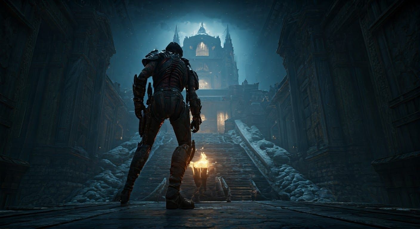 Ethereal Undead Cowboy Embarks on a Dark Odyssey Under an Al...