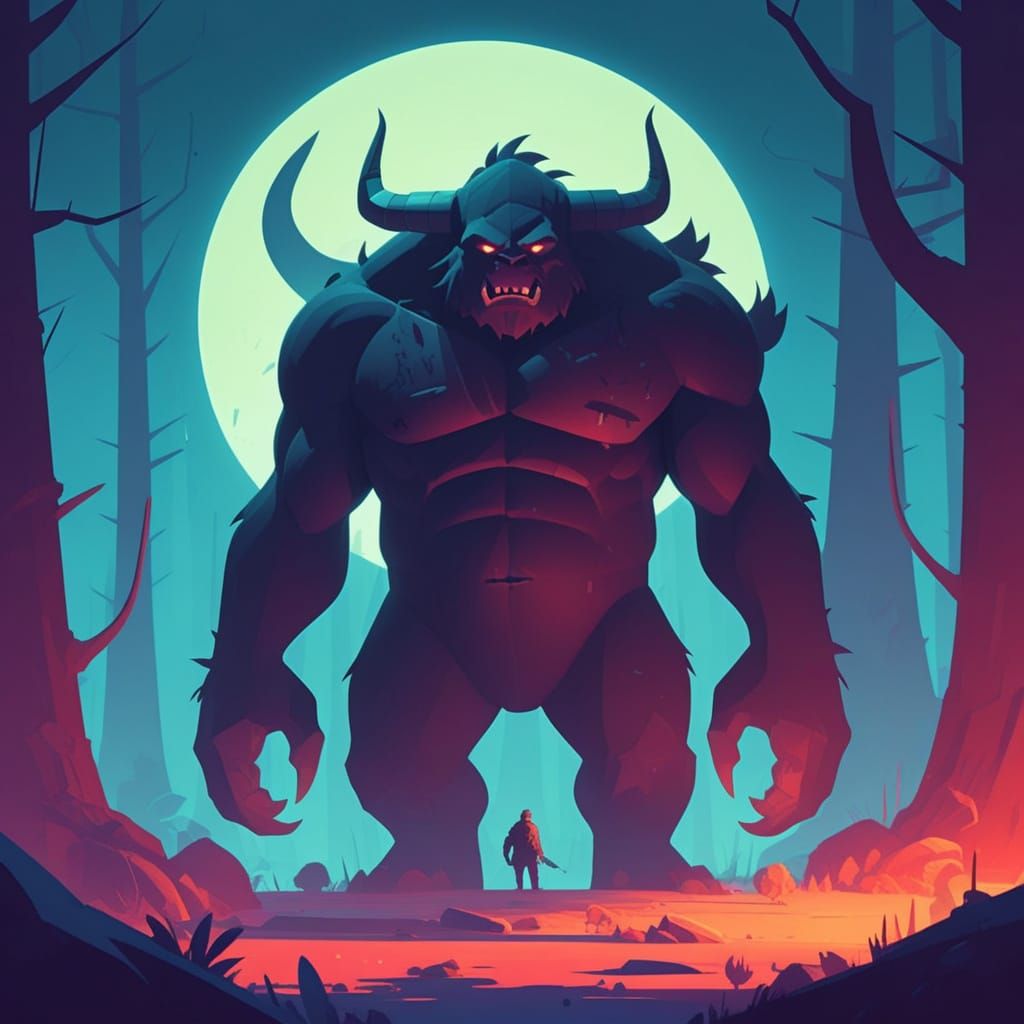 Grimdark Fantasy Scene in Dark Medieval Style