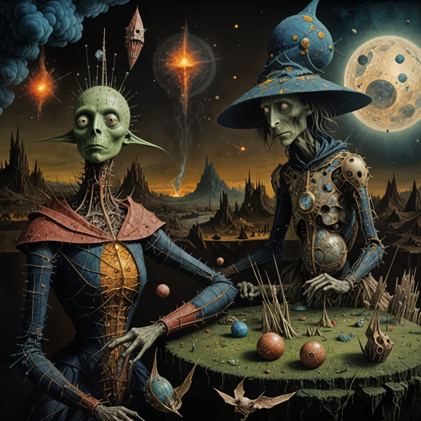 Dealer is fed-up with the very picky gentleman who sat down to gamble but brought no money to the table...