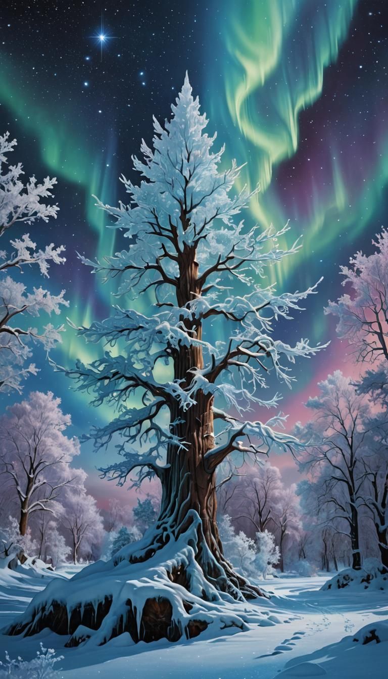 Colossal Crystalline Entity in Winter Wonderland