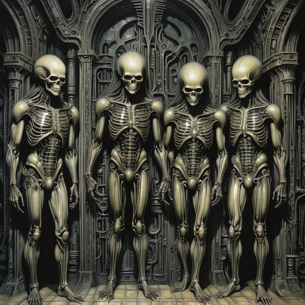 Gothic Haunted House Featuring Two Men