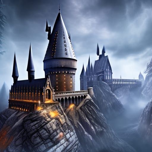 Harry Potter Fantasy Concept Art in Deep Color