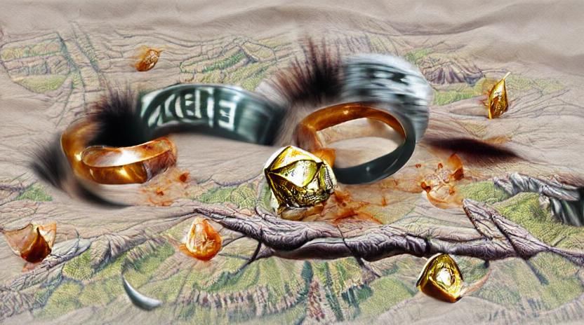 Epic Depiction of the Shattering of the Elden Ring