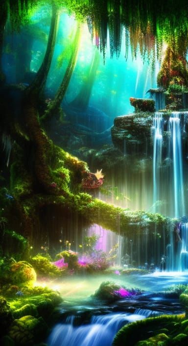 Ethereal-Waterfall