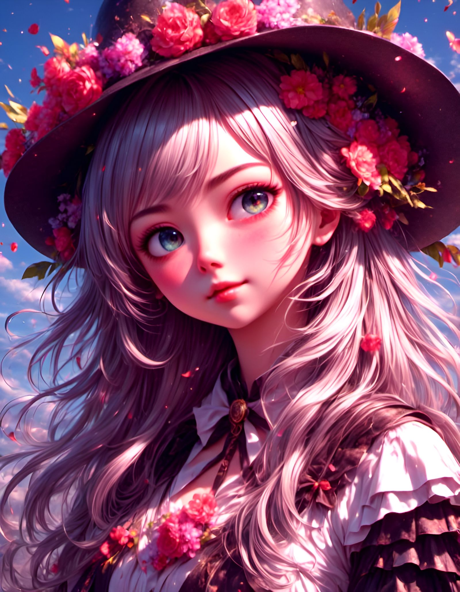 Detailed Close-Up Portrait in MeinaCafe and Kyoot Styles