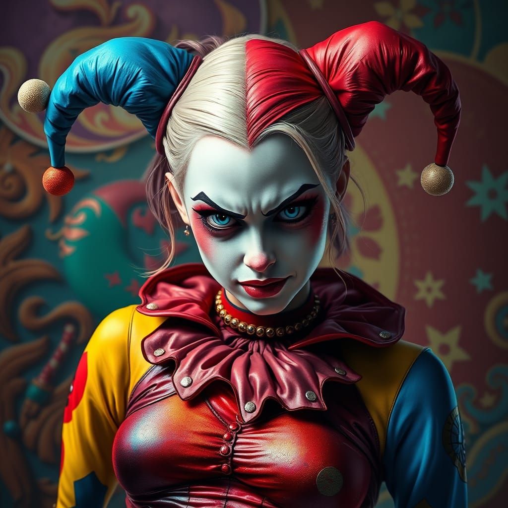 Harley Quinn Defies Convention in Hyperrealistic Art