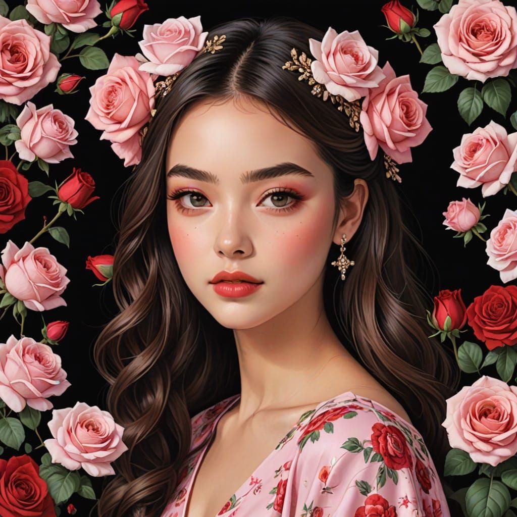 Romantic Floral Carousel Ride