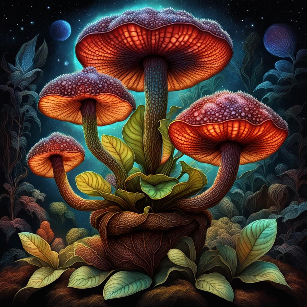 Rare Plants in Holographic Cosmic Illustration