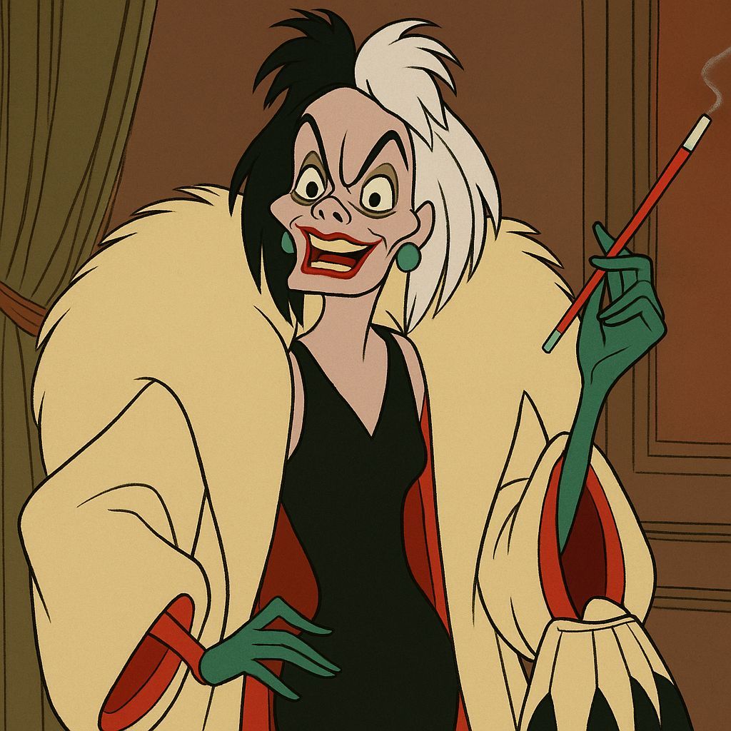 Cruella de Vil: Iconic Villain from 101 Dalmatians