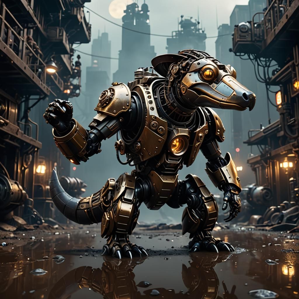 A Mecha Duck-Billed Platypus