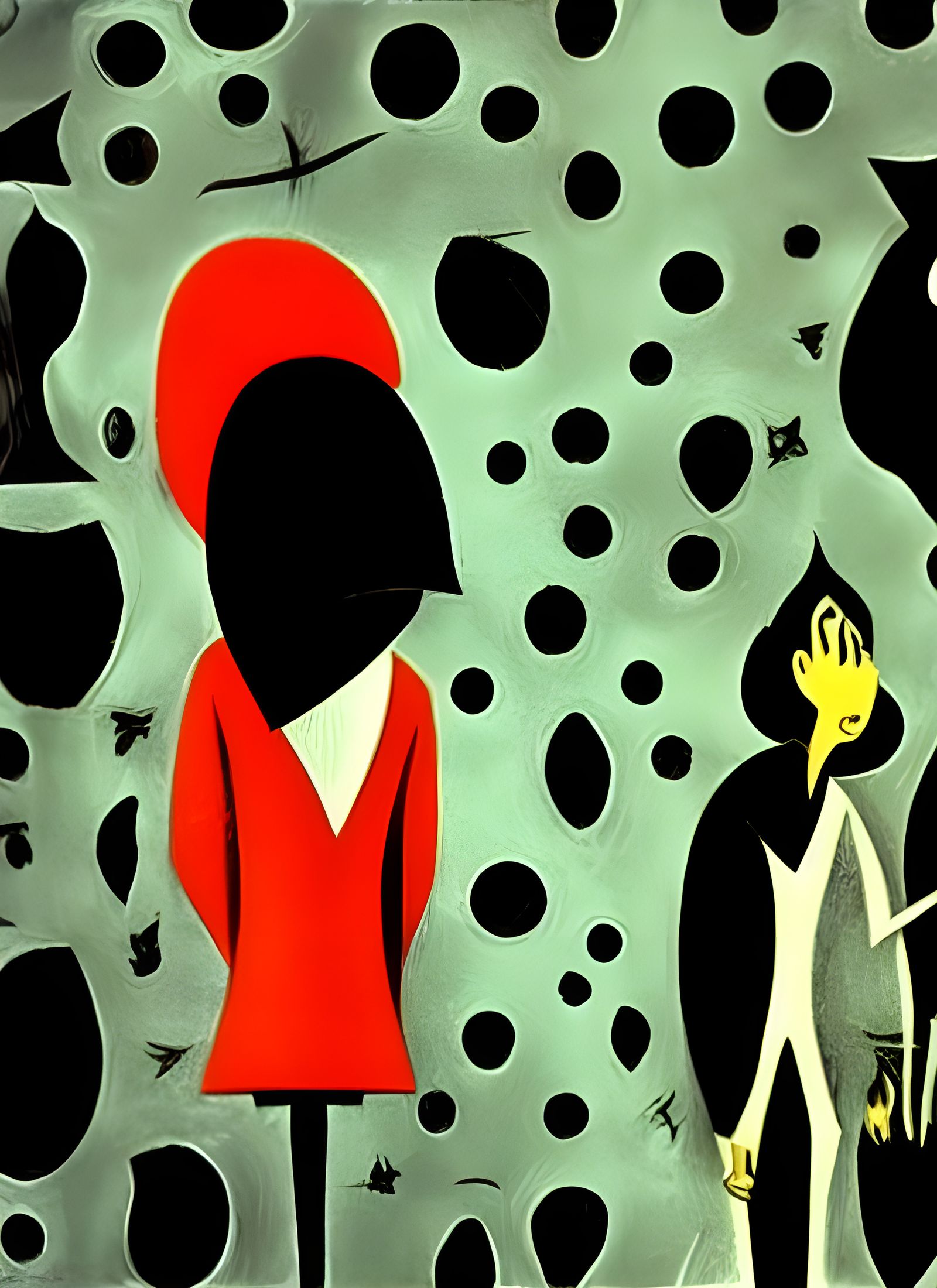 Abstract Art with Opium Dream Aesthetics