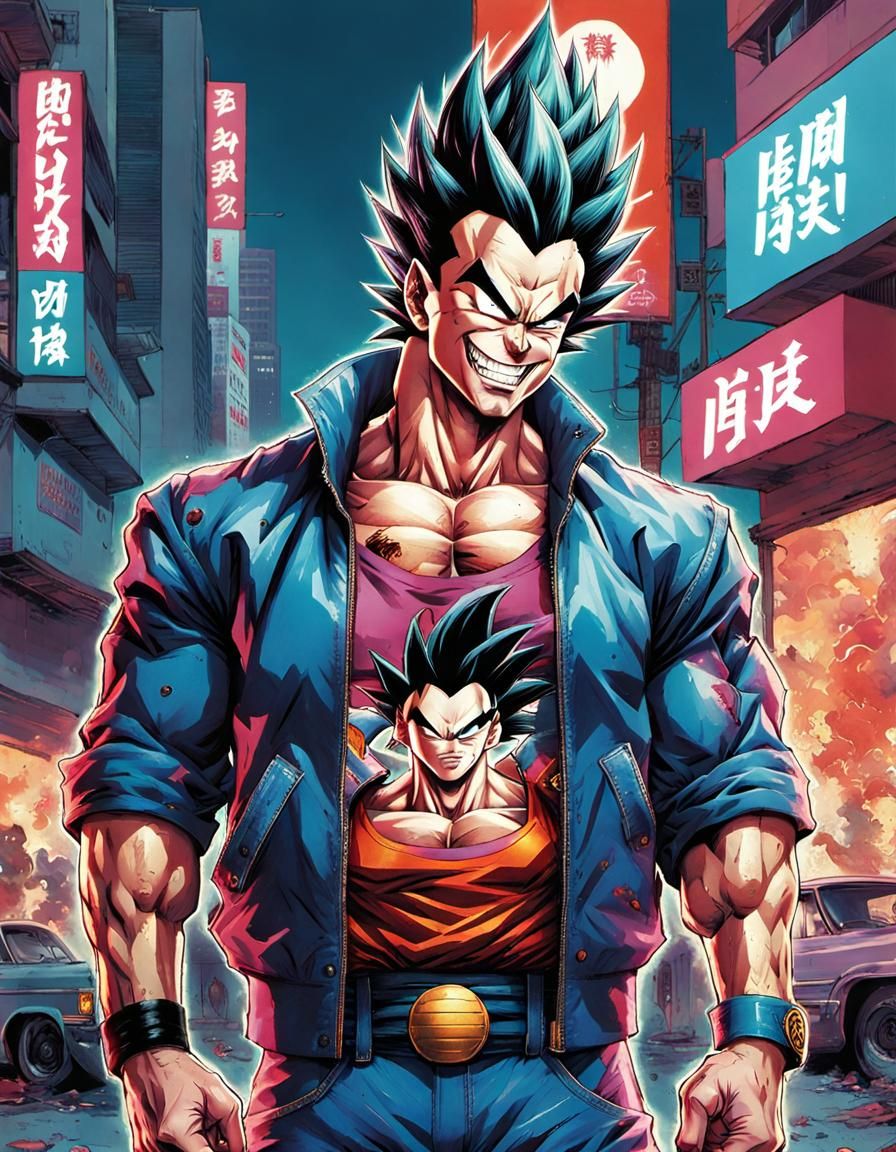 Sangoku and Vegeta: Comic Book Victory