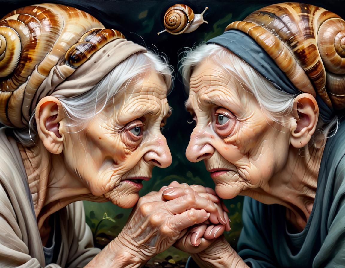 Snail witches whispering