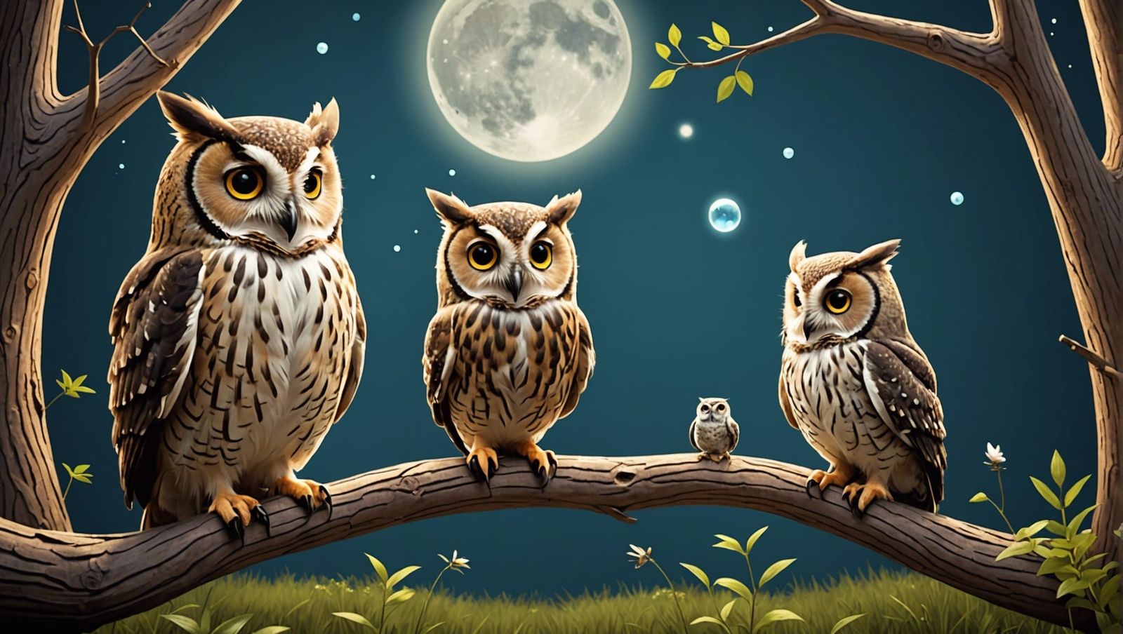 Animals in Deep Conversation: A Whimsical Scene