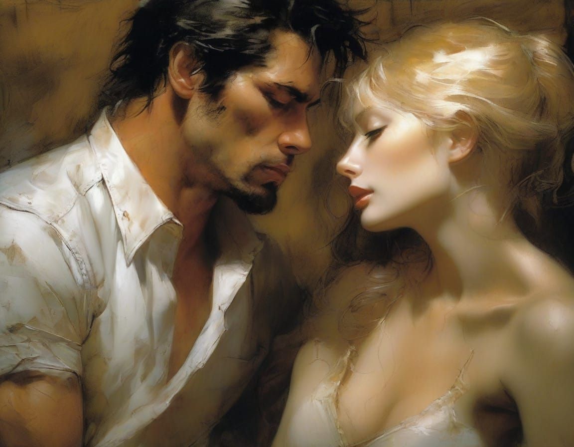 Intimate Moment in a Crowded Movie Theatre