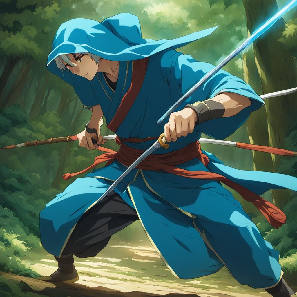 Elven Monk Balancing on Spear, Anime Key Visual