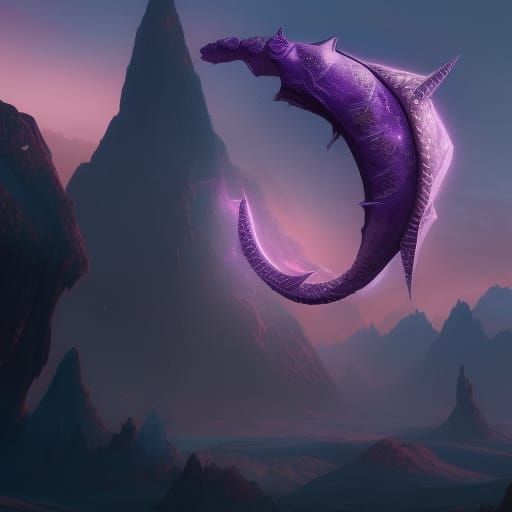 Amethyst Sea Creature