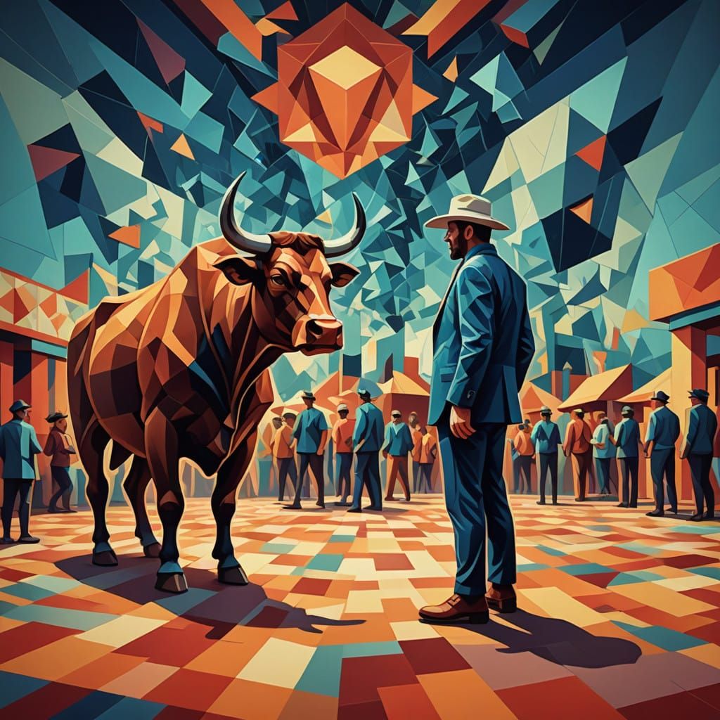 Distorted Reality: A Cubist Nightmare