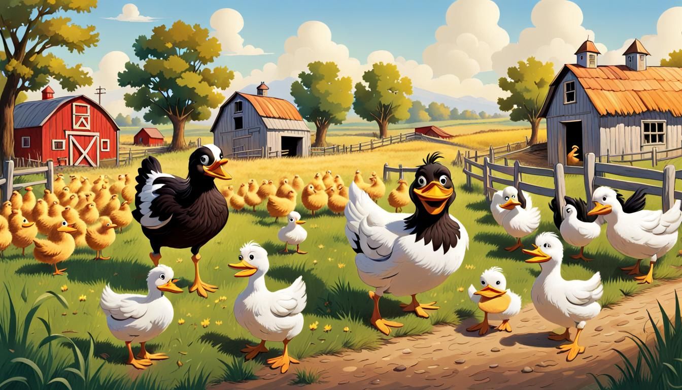 Whimsical Farm Scene Inspired by Old McDonald