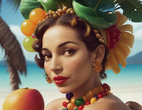 Carmen Miranda's Island Oasis in Retro Technicolor
