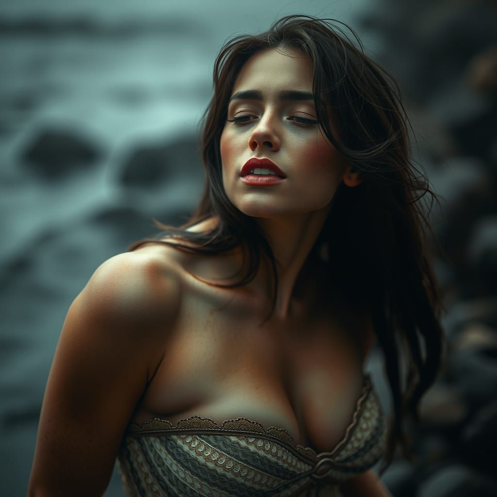 Hyperrealistic Celebration of Feminine Beauty