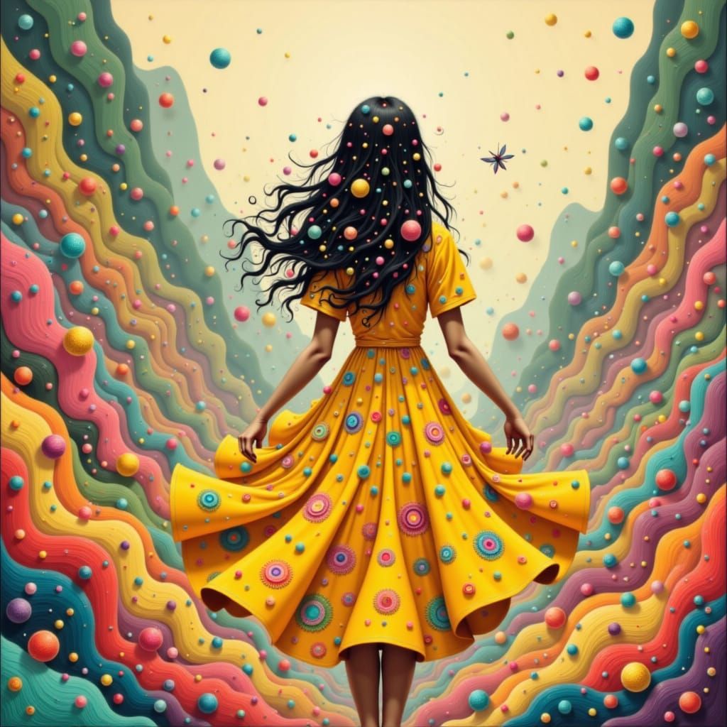 Kaleidoscopic Harmony: Vibrant Colors in Expressive Styles