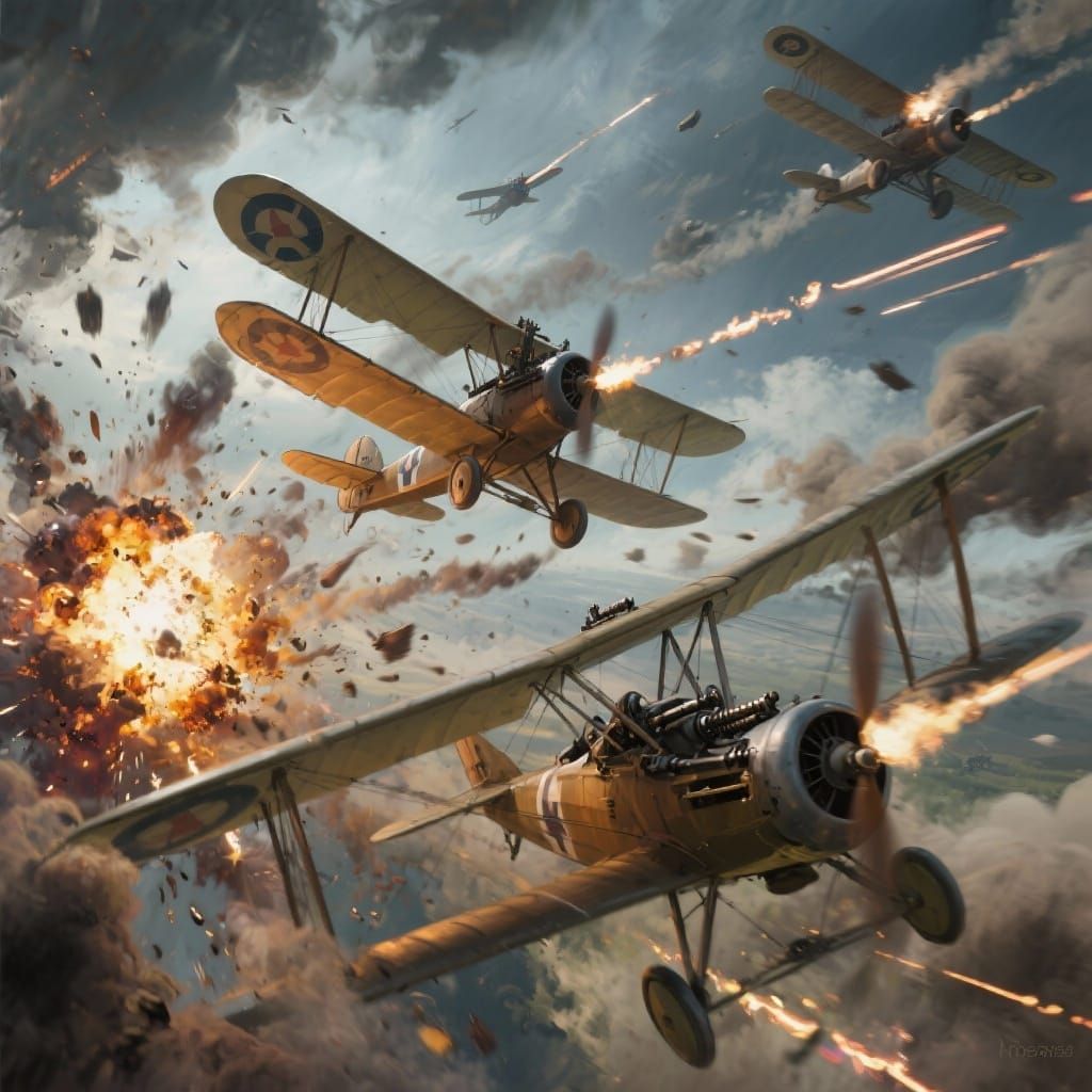 WW1 ARIEL DOGFIGHT