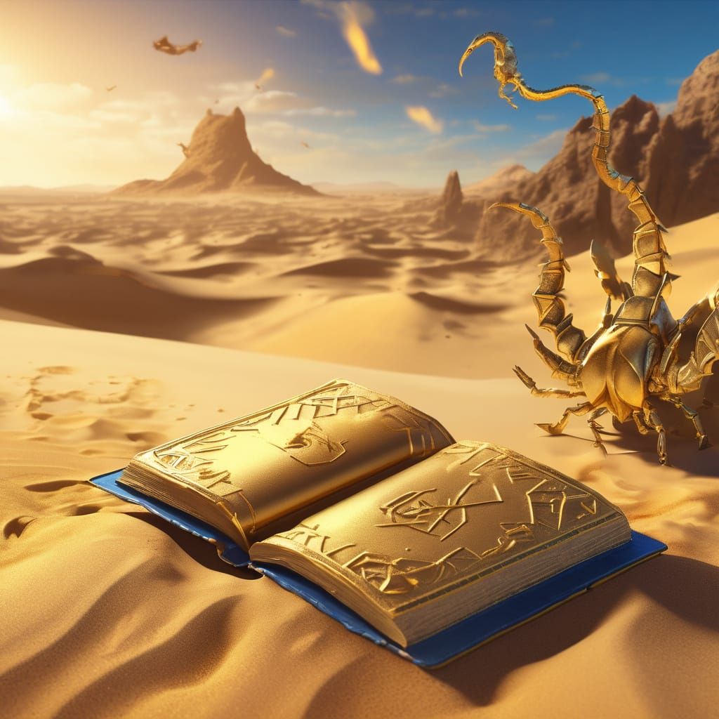 The Scorpion Cure: Fantasy Book Cover Art