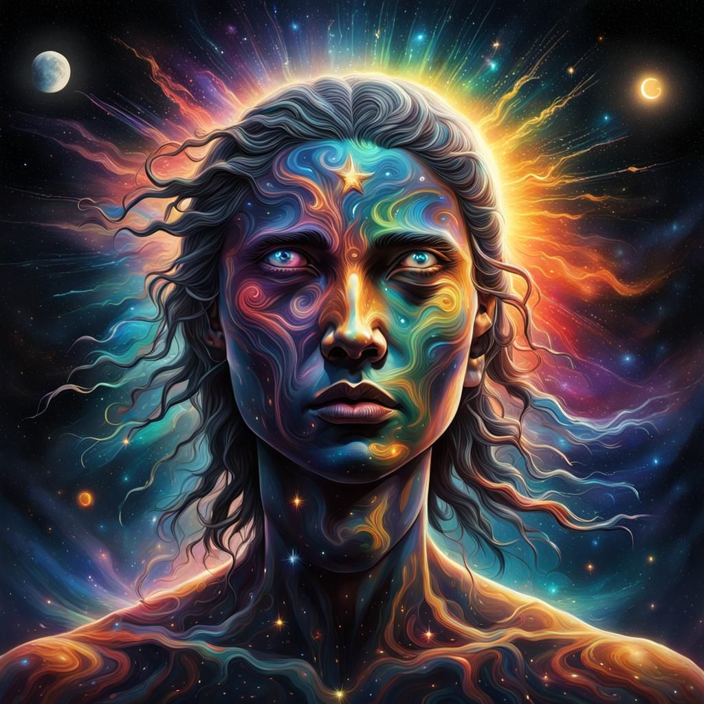 Surreal Starlight Weeps in Cosmic Splendor
