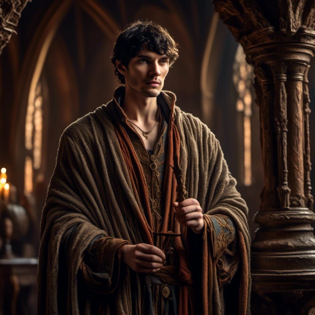 Colin Morgan from series Merlin