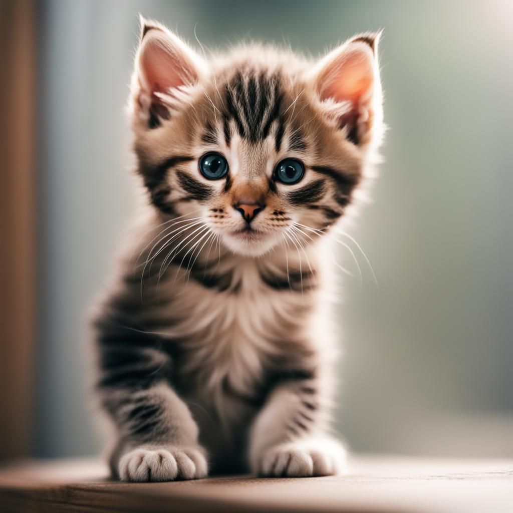 Cute Kitten Generated by AI