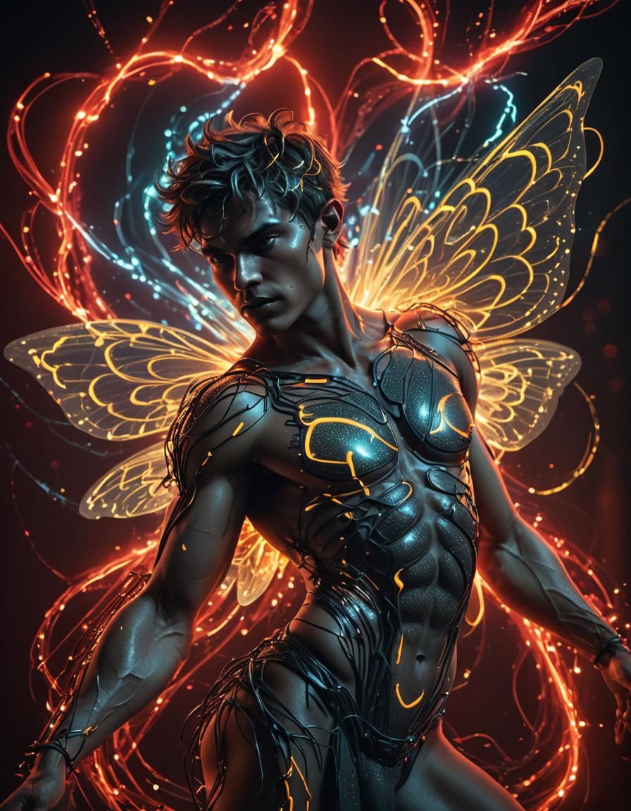 Ecopunk Fairy in Digital Matte Painting