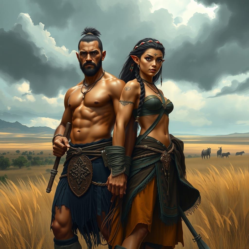 Dominant Velothar Pair Embodies Power in Plains Environment