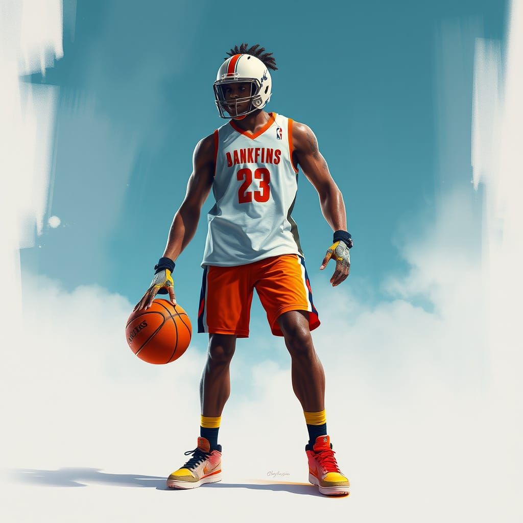 Dynamic Hybrid Athlete in Action