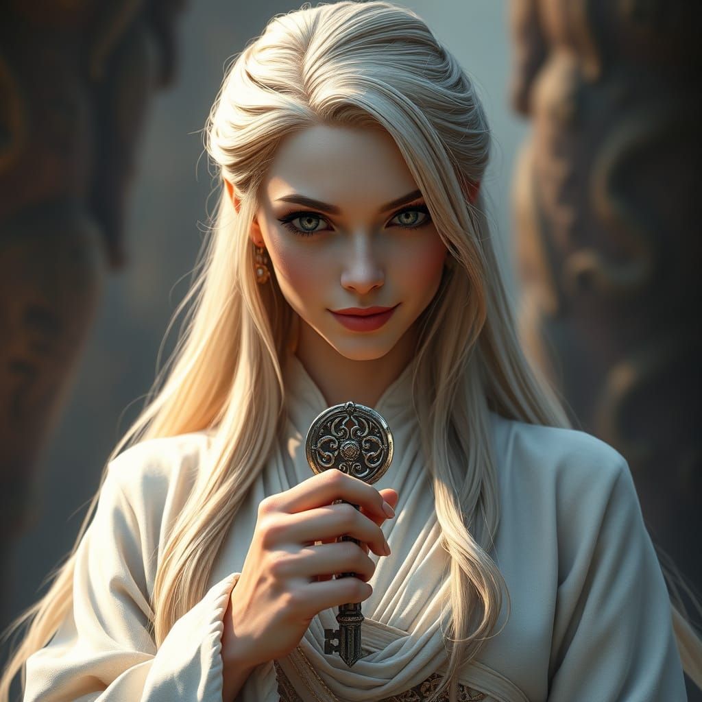 Enigmatic Trickster Goddess in Mythological Realms