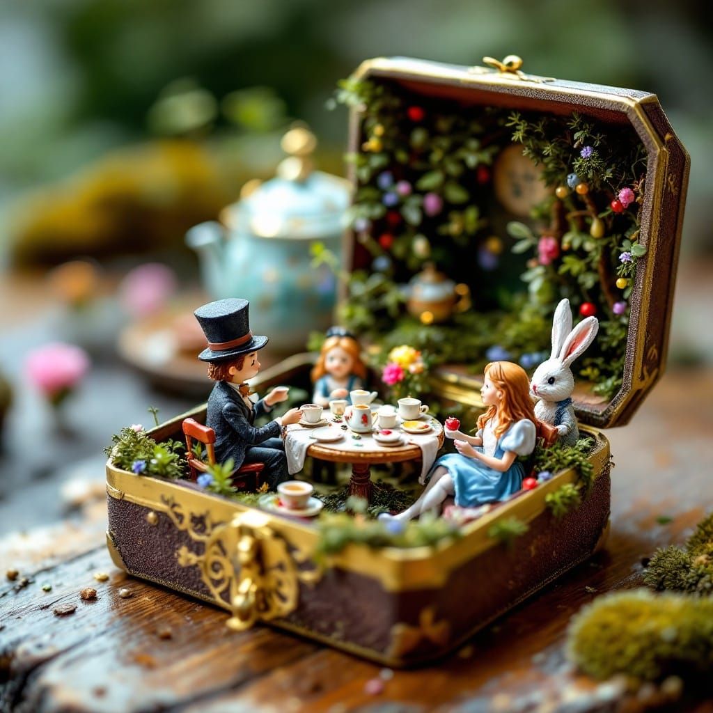 Tea Party in a Trinket Box