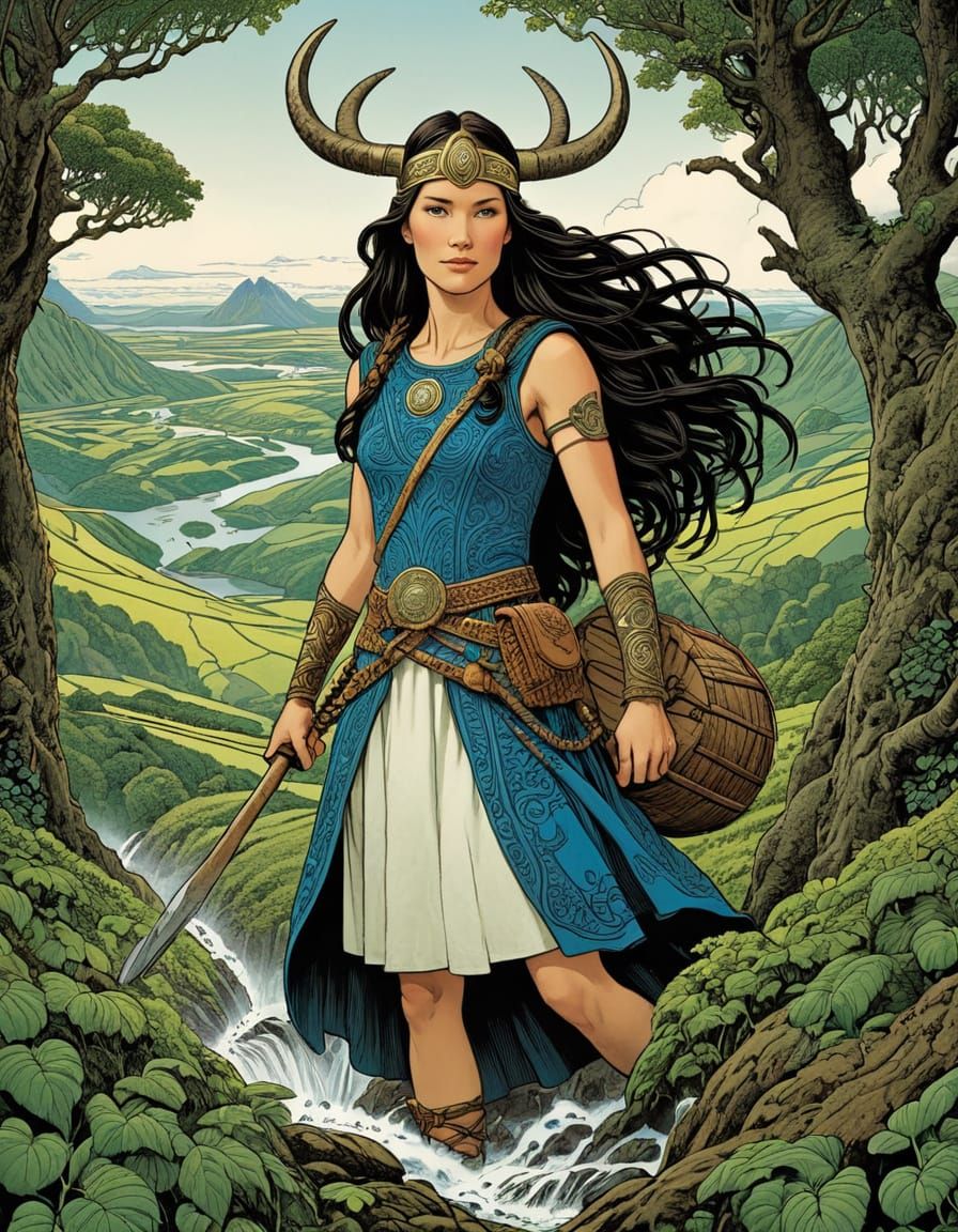 Sif, Norse Goddess of Earth, Homes, and Crops in Breathtakin...