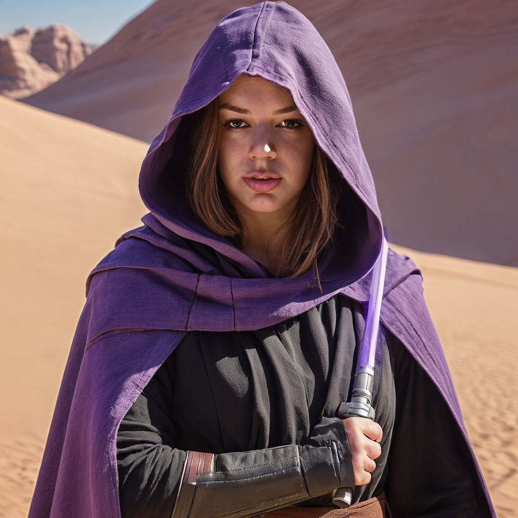 Star Wars Master Jedi Portrait in Tatooine