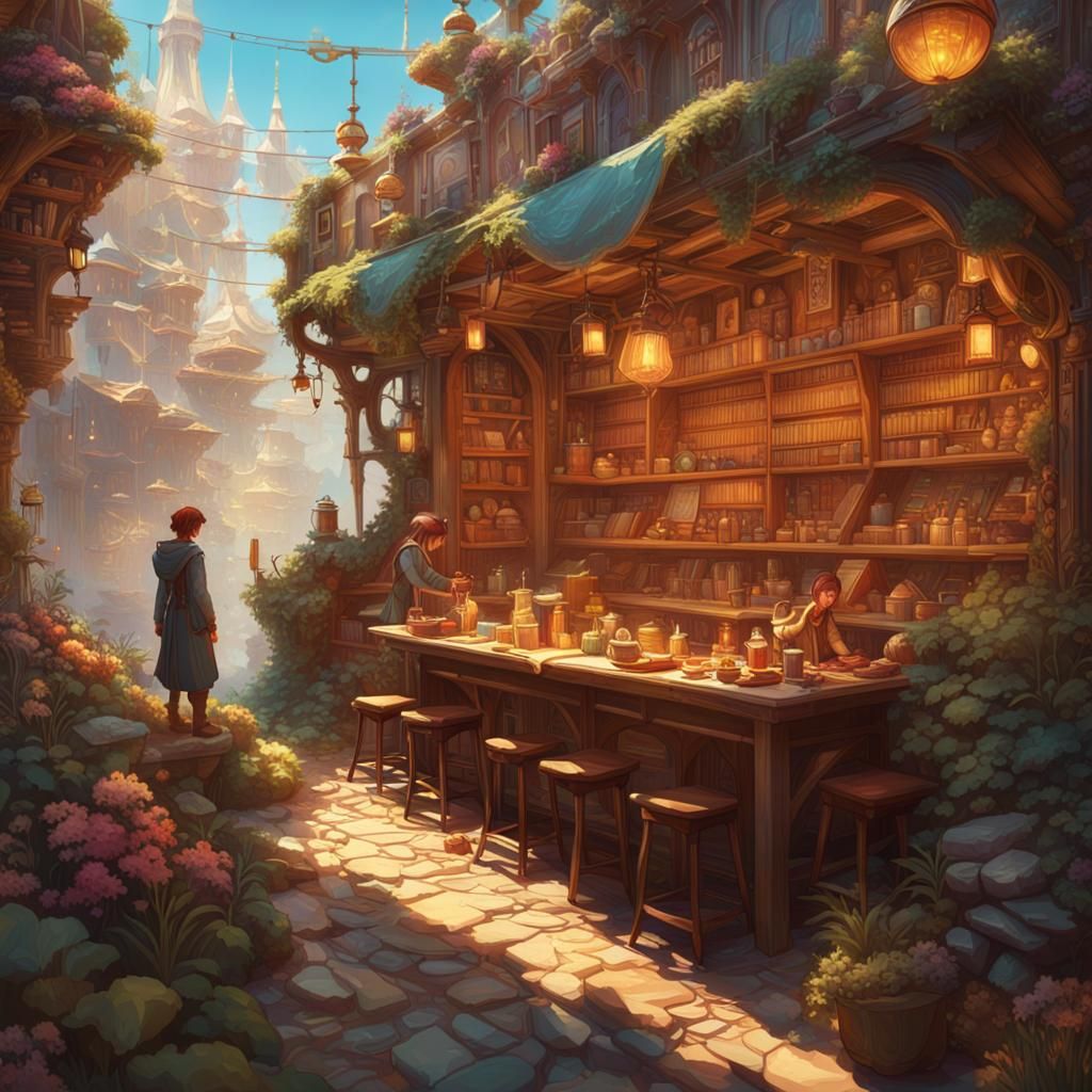 Emotionally Evocative Concept Art in Orange and Teal