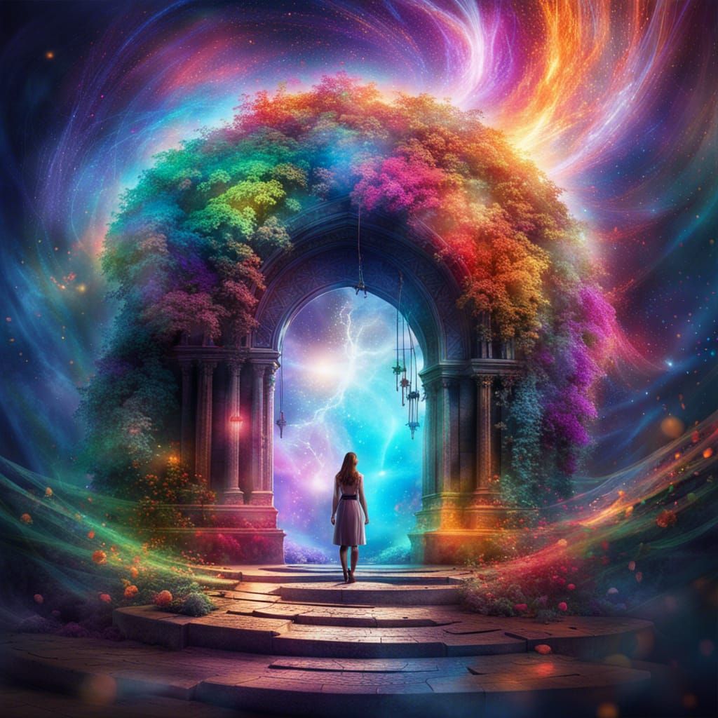 Mystical Portal to a Realm of Wonder