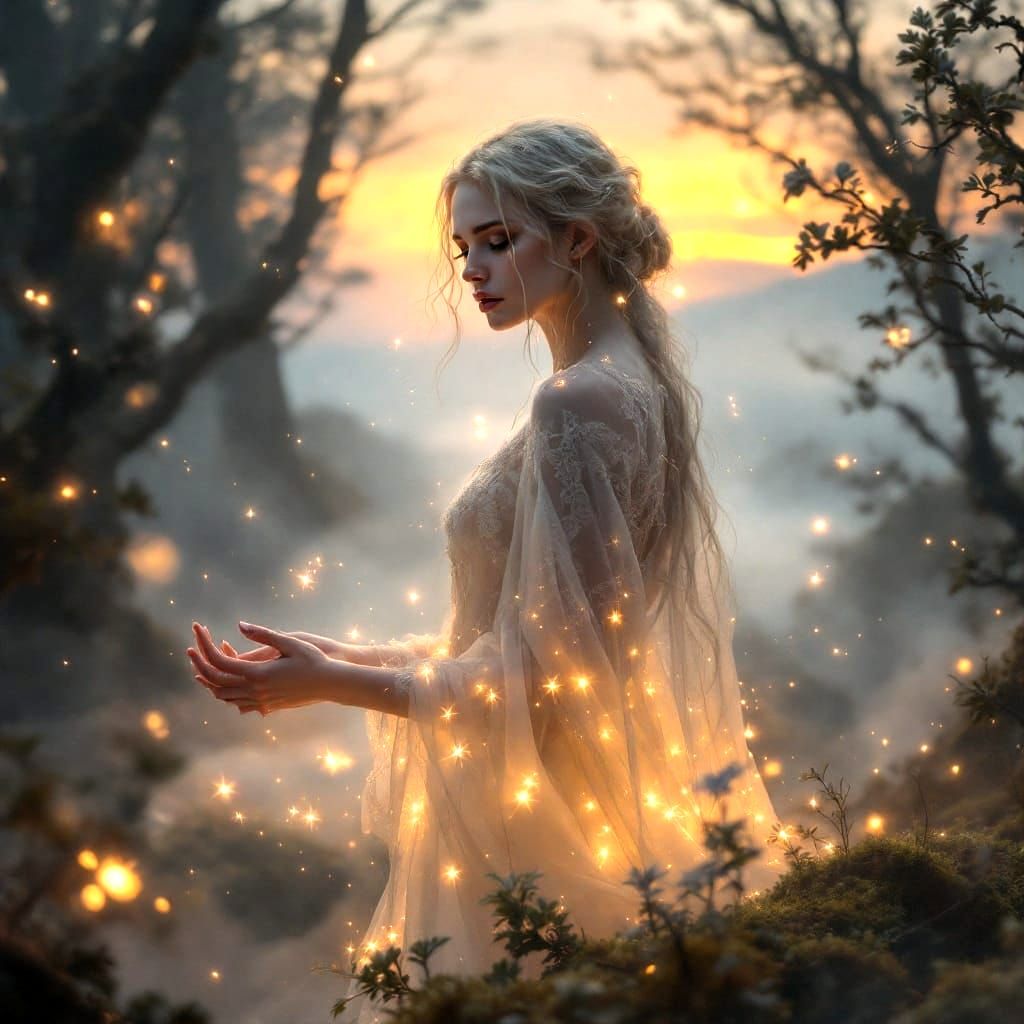 Ethereal Comfort: A Soothing Reminder of Emotional Freedom