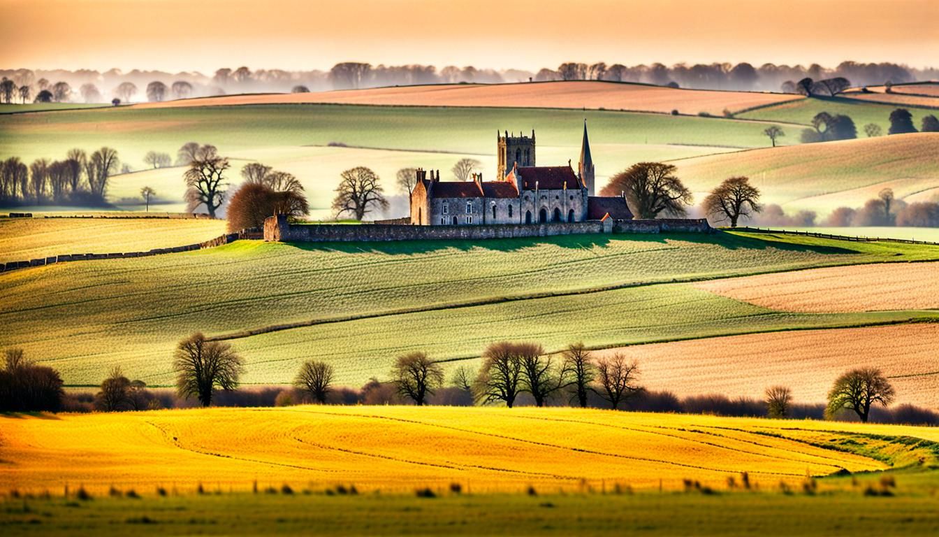 Lincolnshire Coastline in Medieval Style Photography