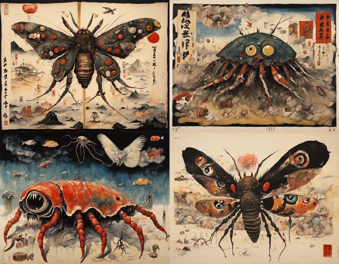 Surreal Japanese Horror Homunculus in a Meatotomy Nightmare