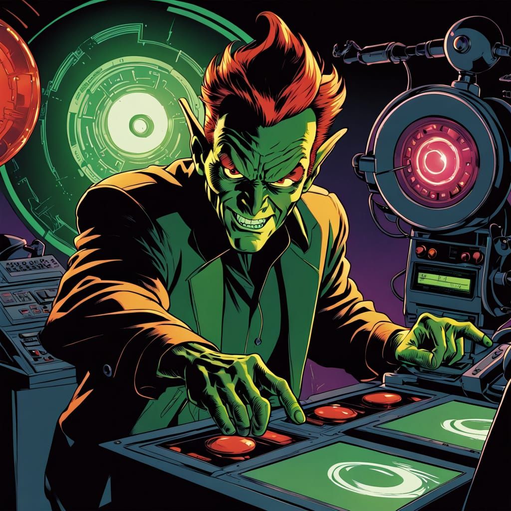 Marvel-Style Mad Goblin Unleashes Chaos