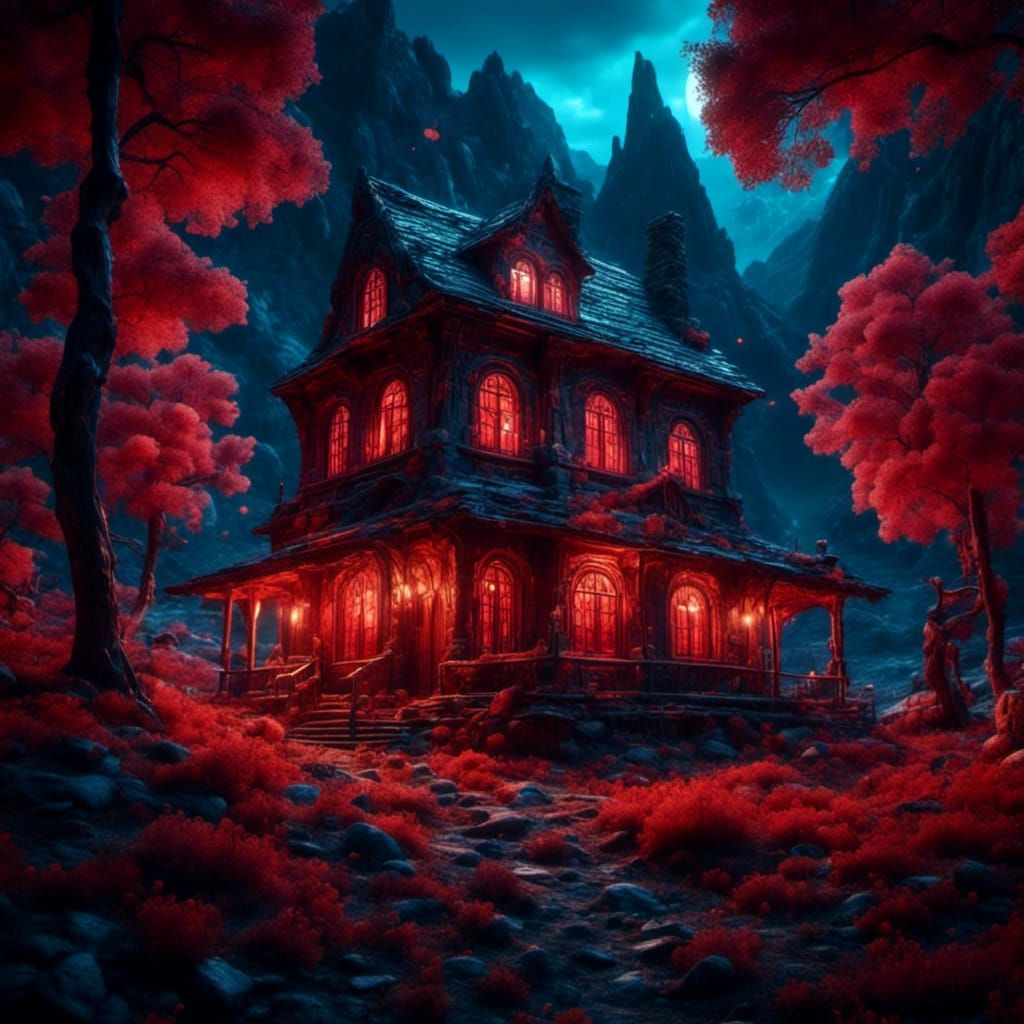 Fantastical Matte Painting in Deep Color